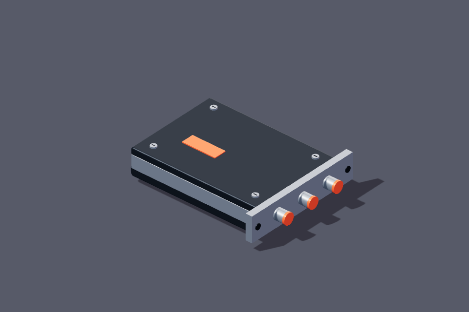 3D animation: opening a lock, replacing a component and reassembling it
