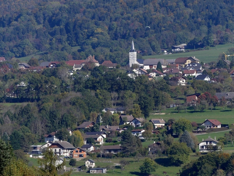 View of the Villaz area