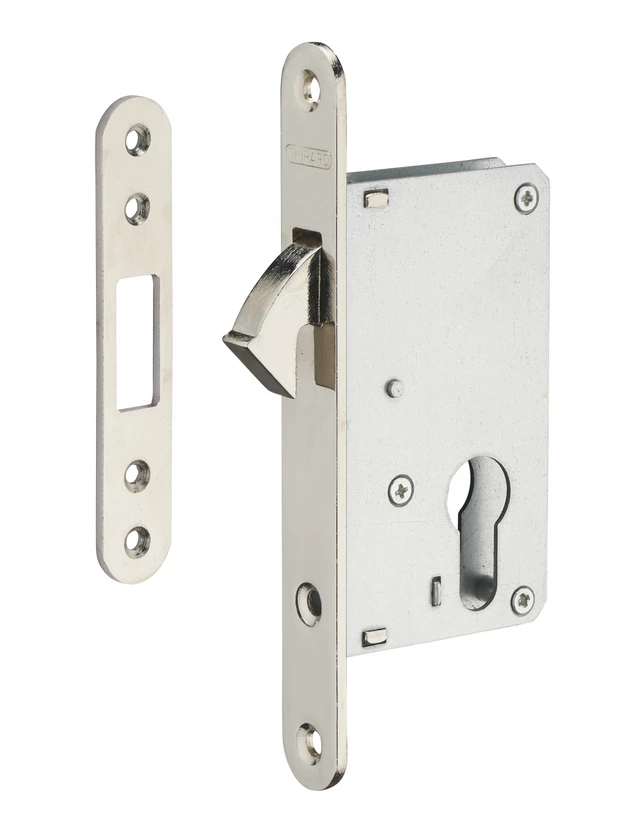 Thirard lock with hook: an example for an interior glanding door.