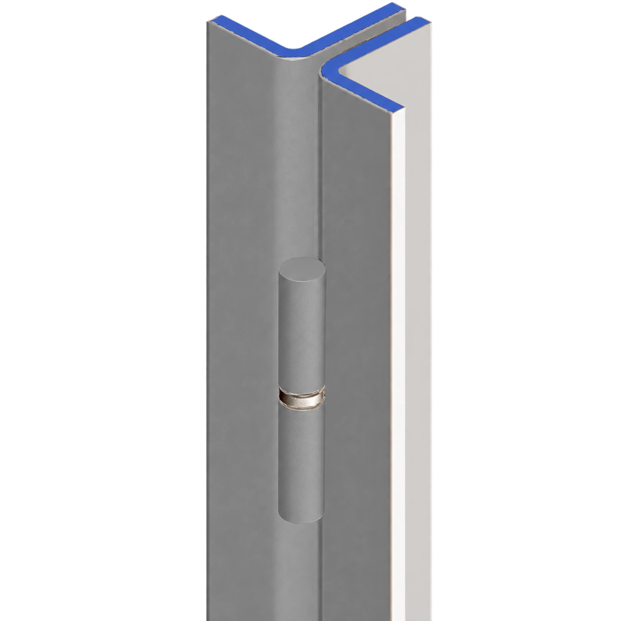 Hinge reinforcement bar for door: illustration of the reinforcement at the joint area