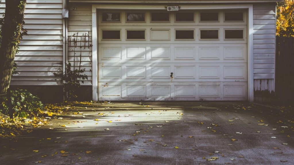 Swing gate garage door