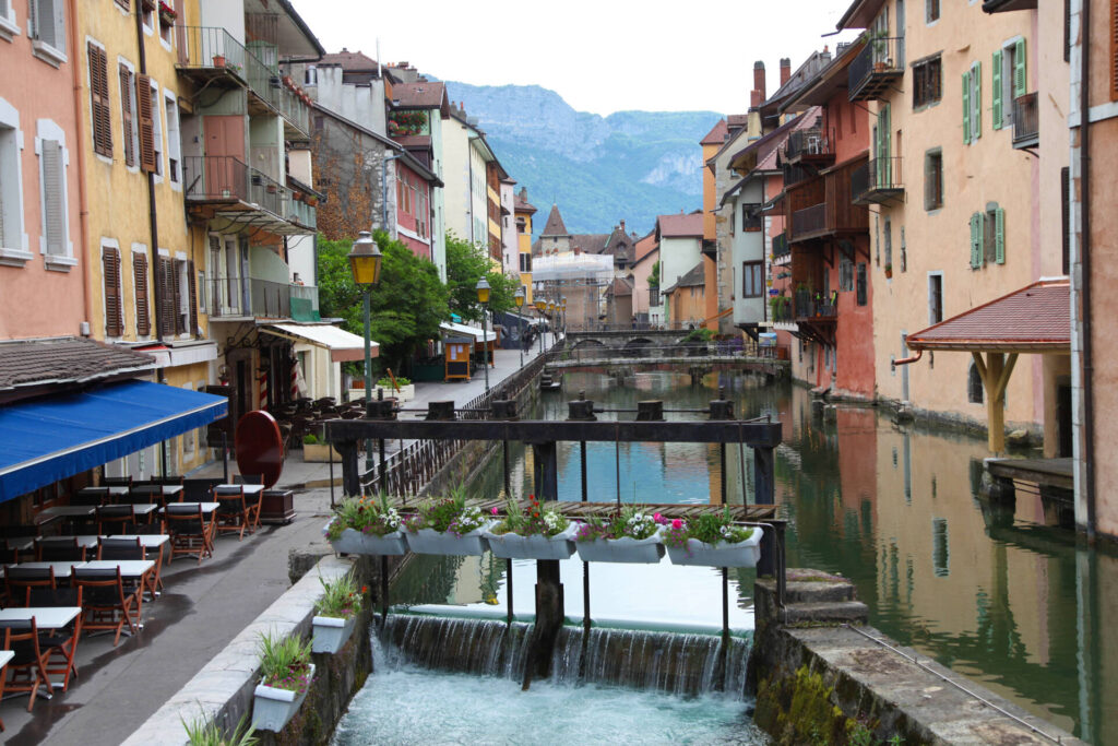 Colorful french town Annecy