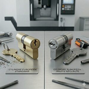 Cylindre européen standard vs haute sécurité le guide pour protéger votre porte