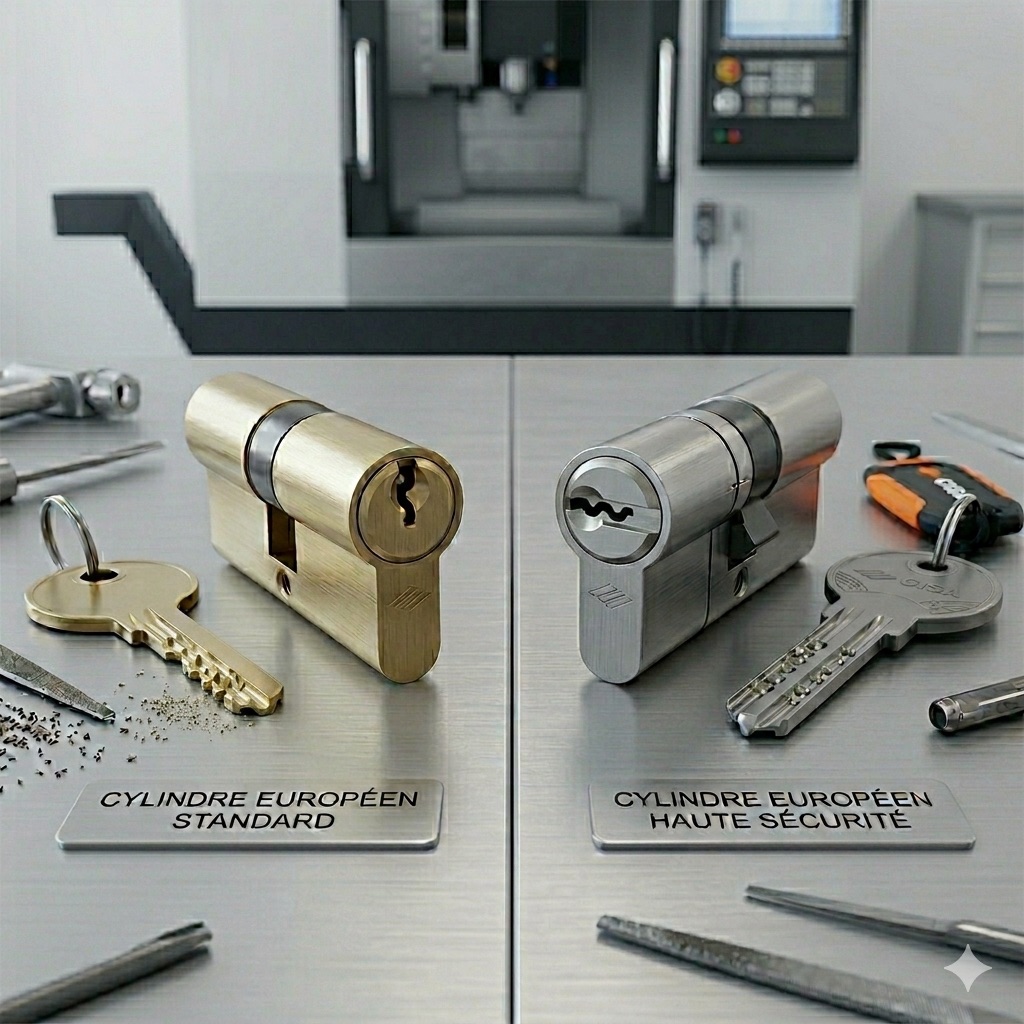 Cylindre européen standard vs haute sécurité le guide pour protéger votre porte