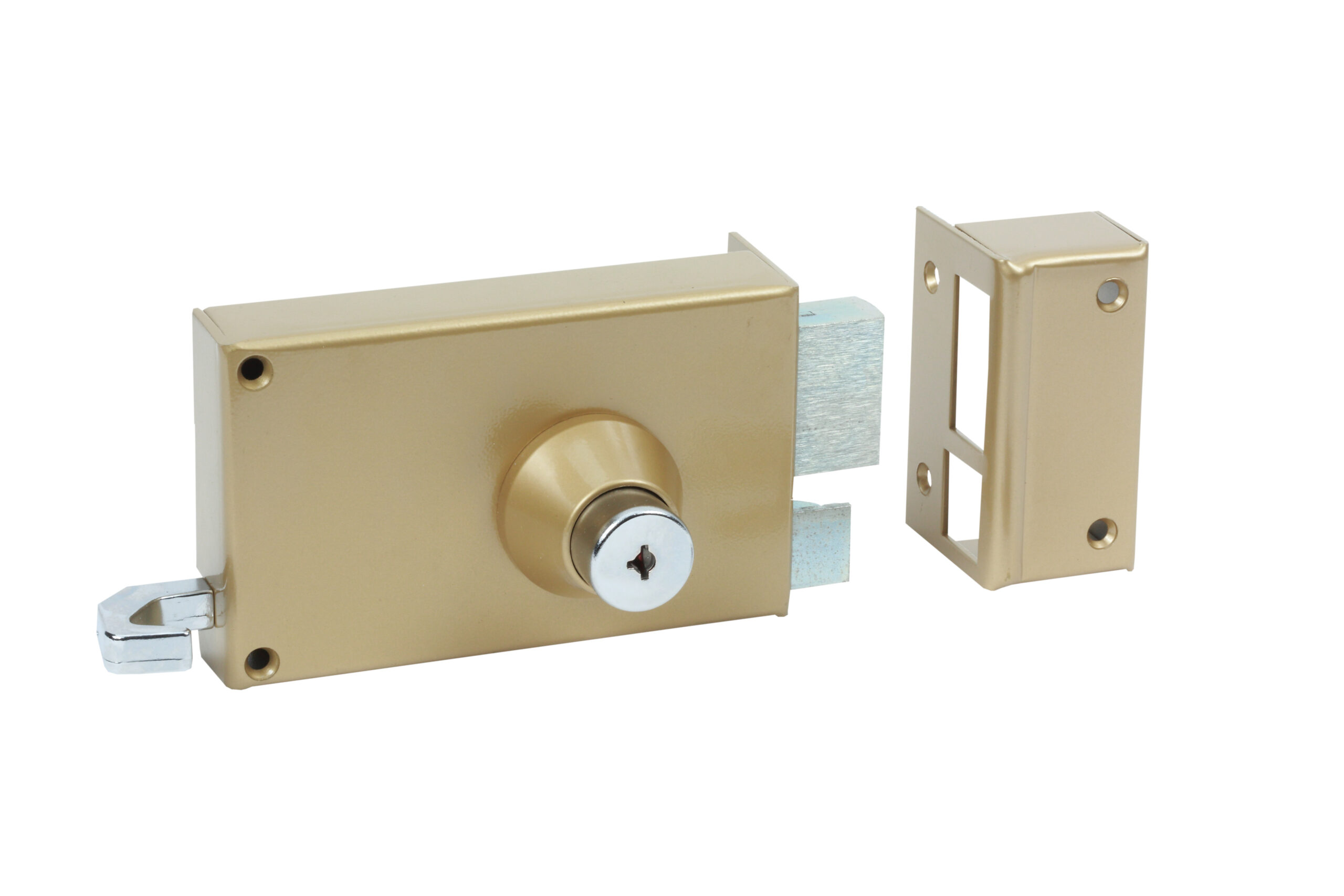 Bricard Supersûreté 380: an example of a single-point surface-mounted lock.