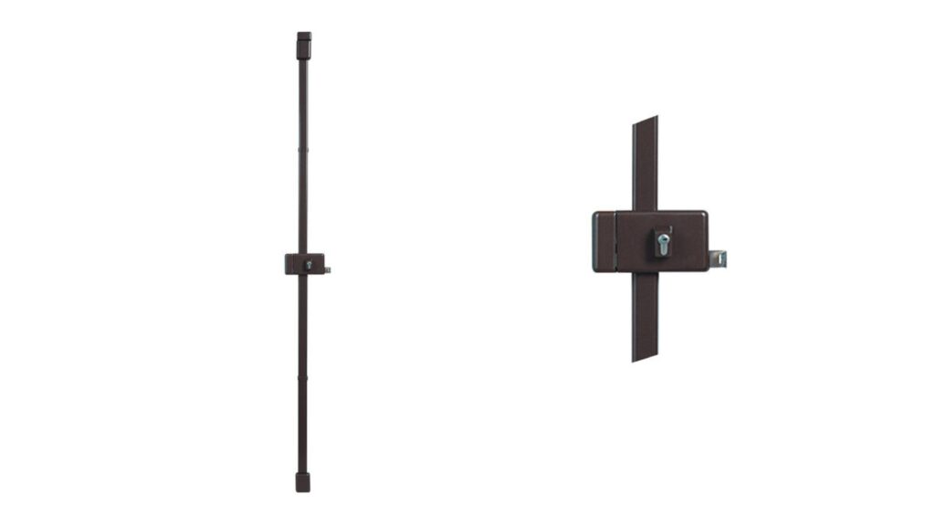 Vachette 8800 multipoint surface-mounted, full view and detailed box housing